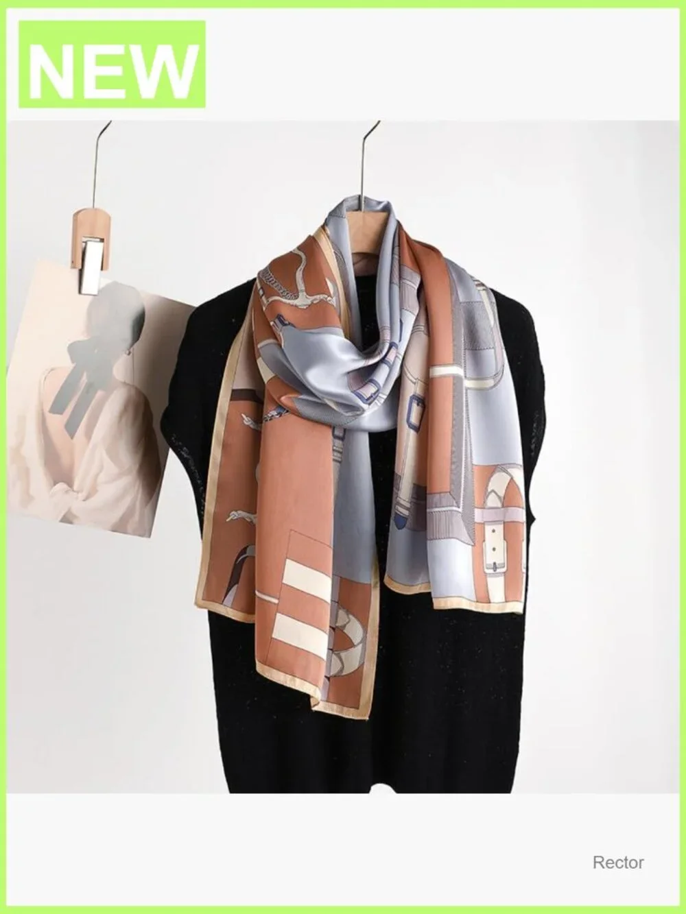 100% Mulberry Silk Long Scarf for Women Large Oblong Shawl Wraps Neck Headscarf